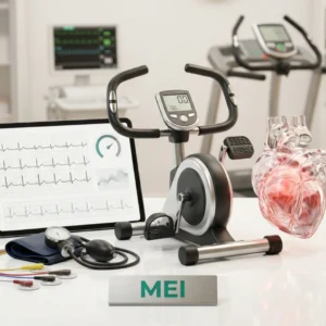 Examen que evalúa el comportamiento del corazón durante el ejercicio físico controlado, midiendo la respuesta cardiovascular al esfuerzo.