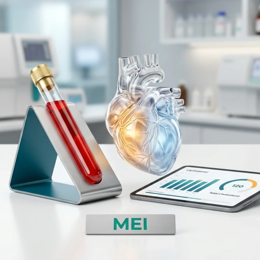 Examen de sangre que mide la cantidad total de colesterol (suma de HDL, LDL y triglicéridos) para evaluar el riesgo cardiovascular.