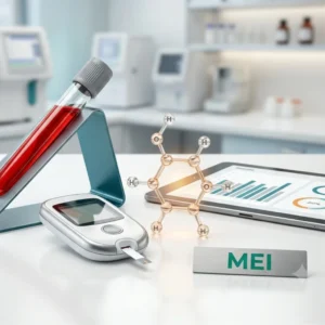 Examen de sangre que mide el nivel de glucosa (azúcar) en ayunas para detectar diabetes y prediabetes.