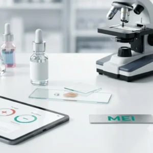 Examen que detecta la presencia de hongos en muestras de piel, uñas o cabello mediante la técnica de hidróxido de potasio (KOH).