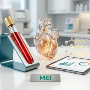 Examen de sangre que mide el nivel de triglicéridos, un tipo de grasa que el cuerpo utiliza como fuente de energía, para evaluar el riesgo cardiovascular.