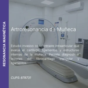 Artroresonancia de muñeca con precio en línea, centro de imagen aliado de MEI.