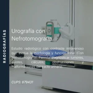 Urografía con nefrotomografía y precio en línea, centro de imagen aliado de MEI.