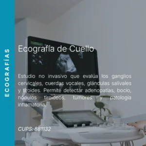 Ecografía de cuello con precio en línea, centro de imagen aliado de MEI.
