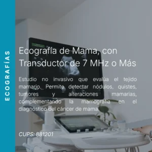 Ecografía de mama con precio en línea, centro de imagen aliado de MEI.