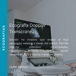 Ecografía Doppler transcraneal con precio en línea, centro de imagen aliado de MEI.
