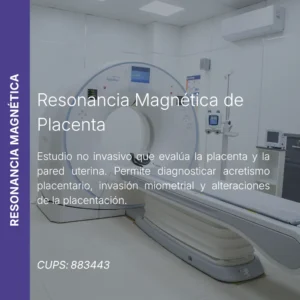 Resonancia magnética de placenta con precio en línea, centro de imagen aliado de MEI.