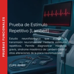 Prueba de estímulo repetitivo [Lambert] con precio en línea, centro aliado de MEI.