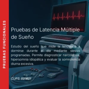 Pruebas de latencia múltiple de sueño con precio en línea, centro aliado de MEI.