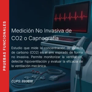 Medición no invasiva de CO2 o capnografía con precio en línea, centro aliado de MEI.
