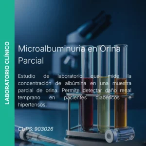 Microalbuminuria en Orina Parcial - Precio
