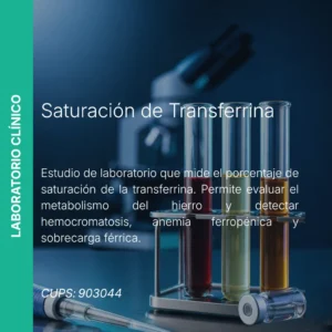 Saturación de Transferrina - Precio MEI
