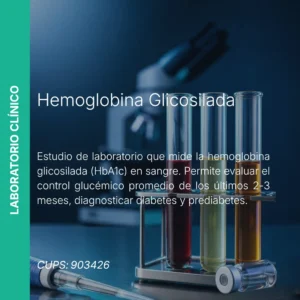 Hemoglobina Glicosilada HbA1c - Precio MEI