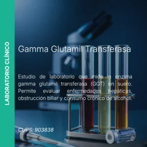 Gamma Glutamil Transferasa GGT - Precio MEI