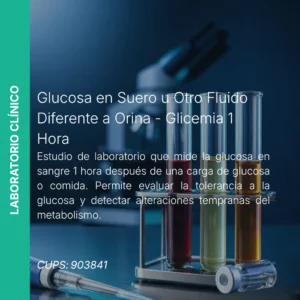 Glicemia 1 Hora - Precio MEI