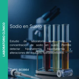 Sodio en Suero - Precio MEI