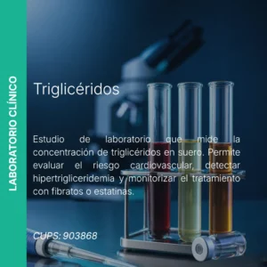 Triglicéridos - Precio MEI
