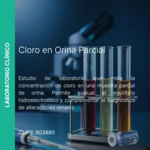 Cloro en OrinaParcial - Precio MEI