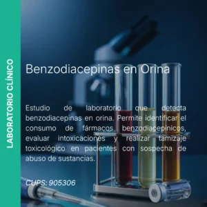 Benzodiacepinas en Orina - Precio MEI