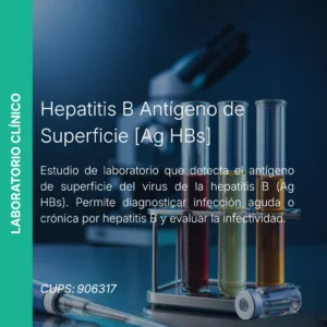 Hepatitis B Antígeno de Superficie - Precio