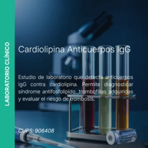 Cardiolipina Anticuerpos IgG - Precio MEI