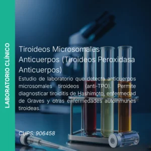 Tiroideos Microsomales Anticuerpos - Precio
