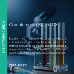 Complemento Sérico C3 - Precio MEI