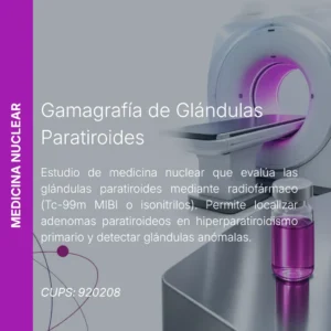 Gamagrafía de glándulas paratiroides con precio en línea, centro de imagen aliado de MEI.