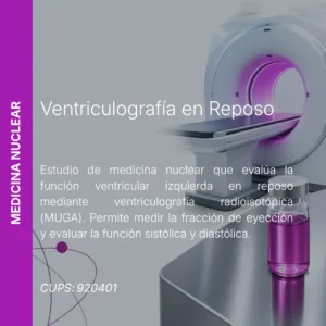 Ventriculografía en reposo con precio en línea, centro de imagen aliado de MEI.