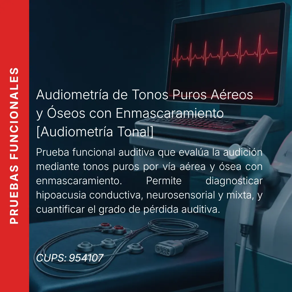 Audiometría de tonos puros aéreos y óseos con enmascaramiento (audiometría tonal) con precio en línea, centro aliado de MEI.