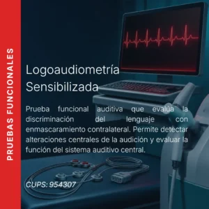 Logoaudiometría sensibilizada con precio en línea, centro de imagen aliado de MEI.