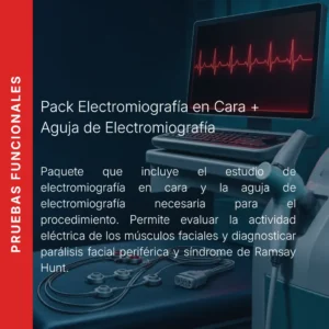 Pack de electromiografía en cara con aguja de electromiografía y precio en línea, laboratorio aliado de MEI.