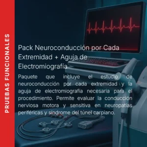 Pack de neuroconducción por cada extremidad con aguja de electromiografía y precio en línea, laboratorio aliado de MEI.