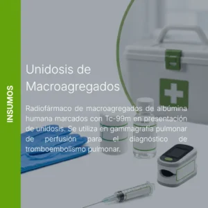 Unidosis de macroagregados con precio en línea, insumo aliado de MEI.